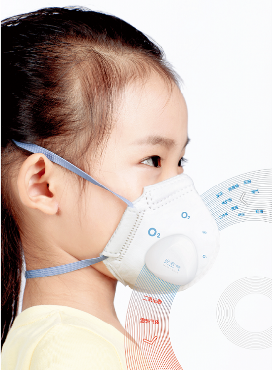 专为孩子设计的防雾霾口罩，过滤性超强、舒适透气