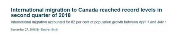 加拿大新移民3个月增加14万，移民加拿大方式多！