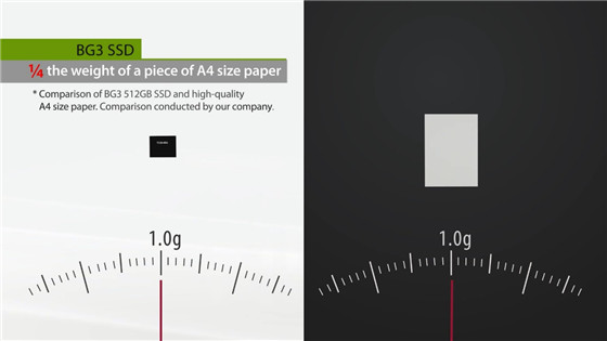 世界上最小的固态硬盘 重量比一张A4纸还要轻(图4)