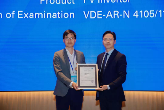 全球首张！固德威ET储能逆变器获颁首张2018版德国并网证书