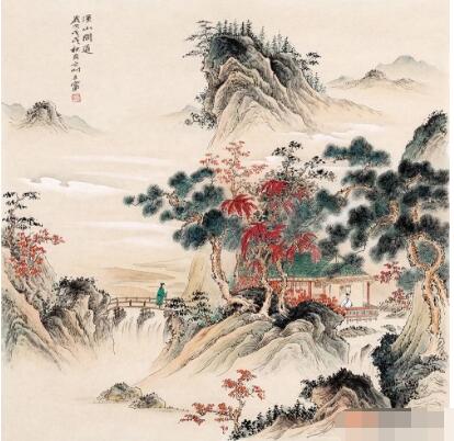 BOB全站走廊装饰画之国画山水画系列大赏(图5)