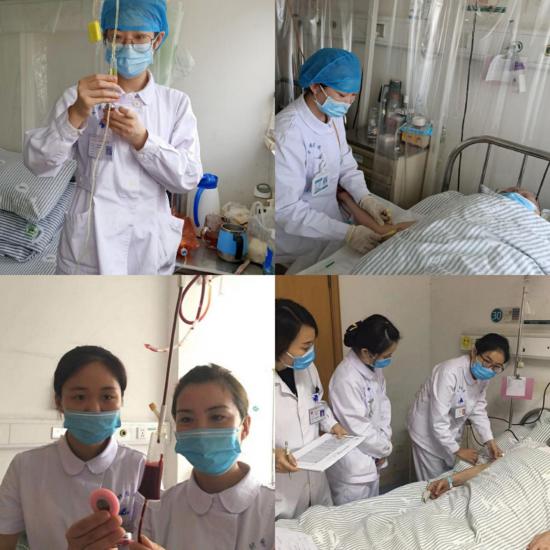 河南省肿瘤医院血液九病区护士用行动和爱心诠释了“白衣天使”的天职