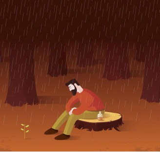 人生迷茫在所难免.不要因为短暂的挫折在人生的十字路口上无限徘徊.